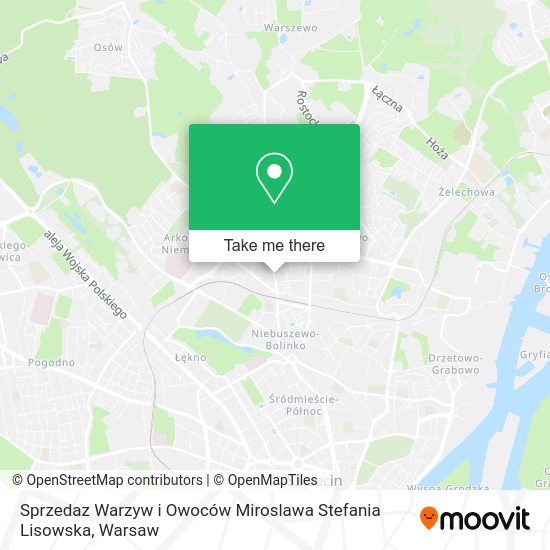 Sprzedaz Warzyw i Owoców Miroslawa Stefania Lisowska map