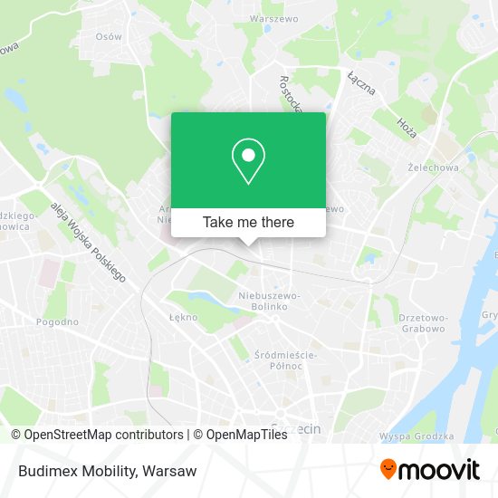 Budimex Mobility map