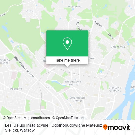 Lesi Usługi Instalacyjne i Ogólnobudowlane Mateusz Sielicki map