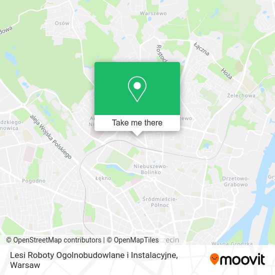 Карта Lesi Roboty Ogolnobudowlane i Instalacyjne