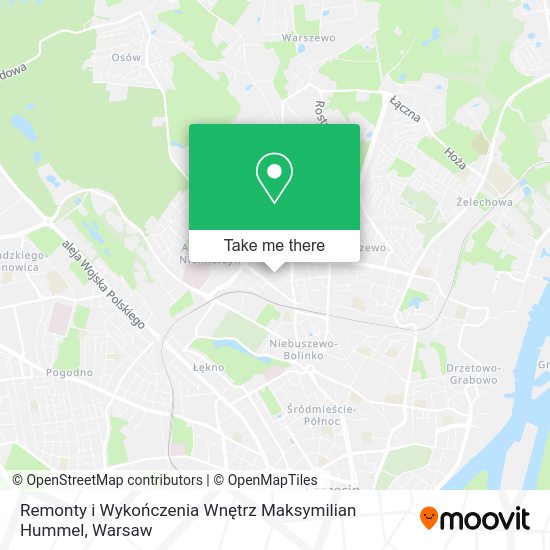 Remonty i Wykończenia Wnętrz Maksymilian Hummel map