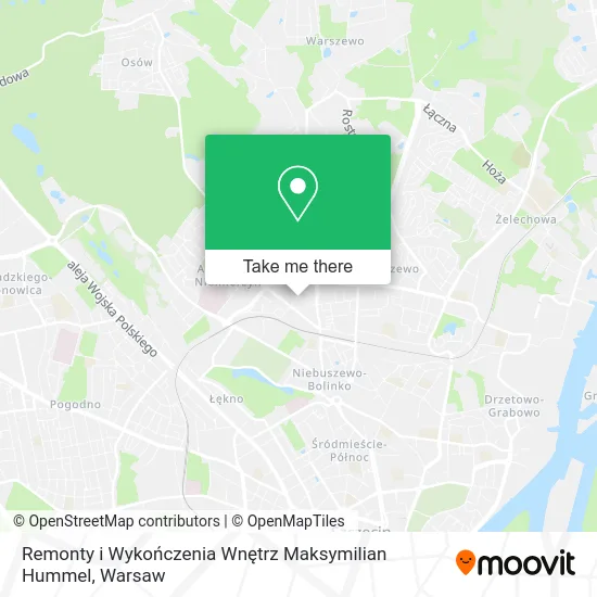 Remonty i Wykończenia Wnętrz Maksymilian Hummel map