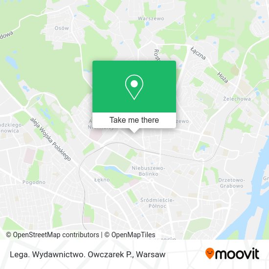 Lega. Wydawnictwo. Owczarek P. map