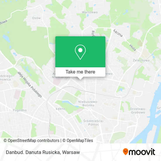 Карта Danbud. Danuta Rusicka