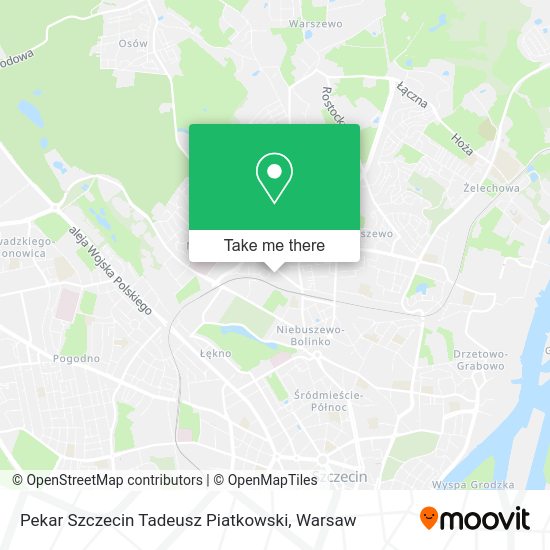 Pekar Szczecin Tadeusz Piatkowski map