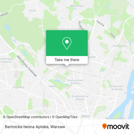 Bartnicka Iwona Apteka map