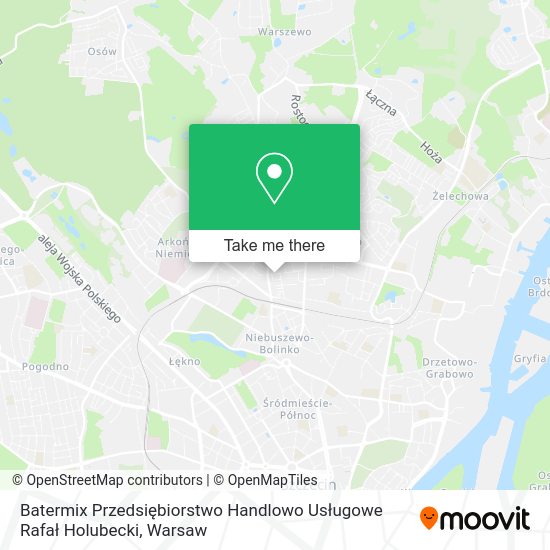 Карта Batermix Przedsiębiorstwo Handlowo Usługowe Rafał Holubecki