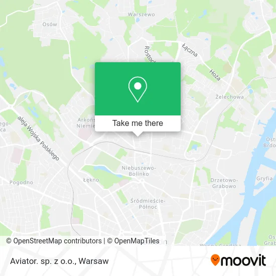 Aviator. sp. z o.o. map