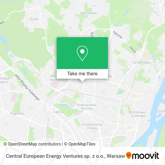 Карта Central European Energy Ventures sp. z o.o.