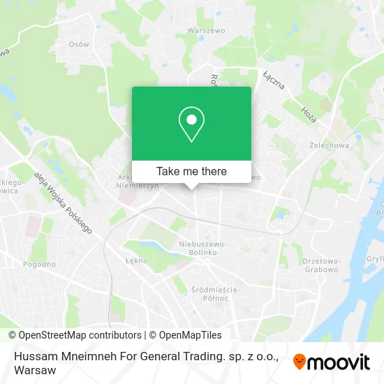 Карта Hussam Mneimneh For General Trading. sp. z o.o.