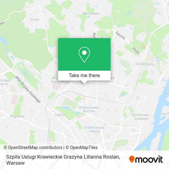 Szpila Uslugi Krawieckie Grazyna Lilianna Roslan map