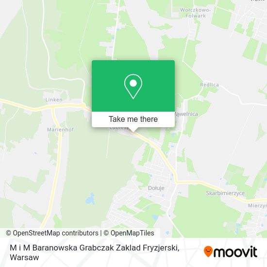 M i M Baranowska Grabczak Zaklad Fryzjerski map