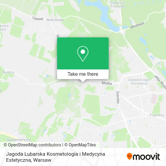 Jagoda Lubarska Kosmetologia i Medycyna Estetyczna map