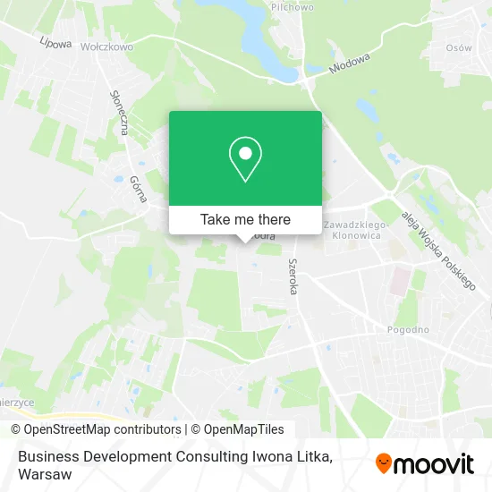 Business Development Consulting Iwona Litka map