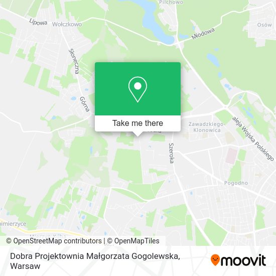 Dobra Projektownia Małgorzata Gogolewska map