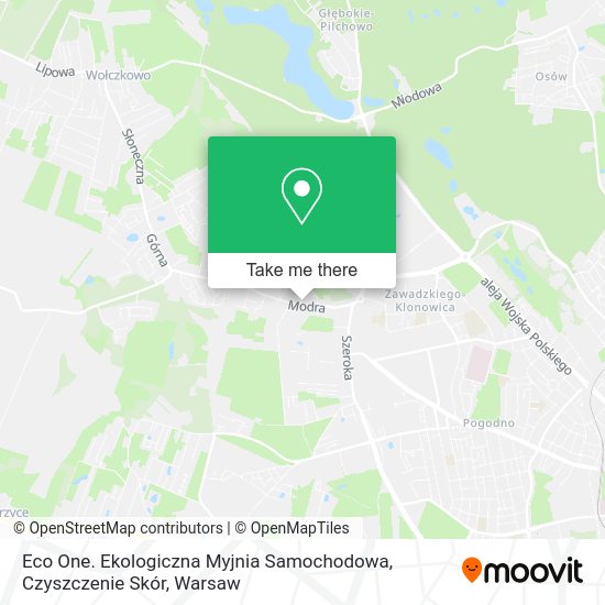 Eco One. Ekologiczna Myjnia Samochodowa, Czyszczenie Skór map