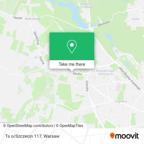 Ts o/Szczecin 117 map