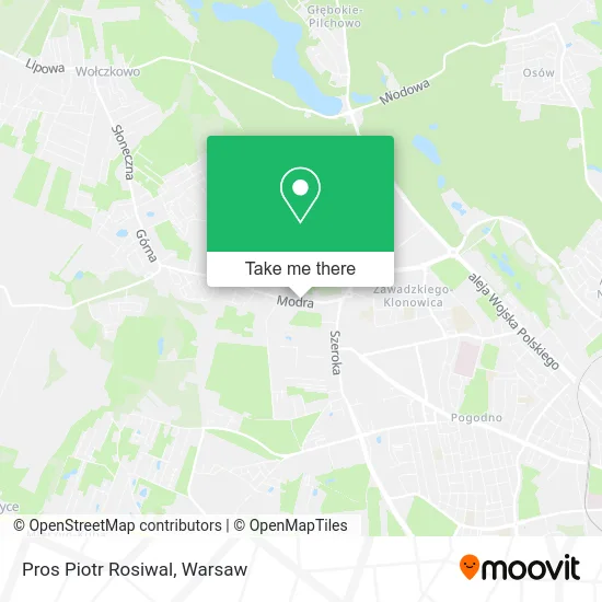 Pros Piotr Rosiwal map