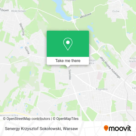 Senergy Krzysztof Sokołowski map