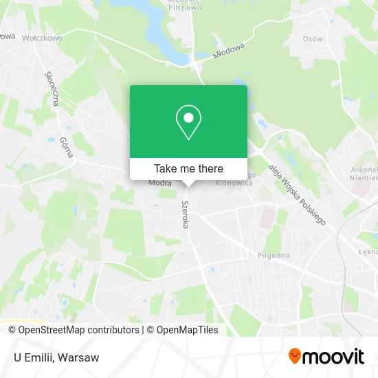 U Emilii map