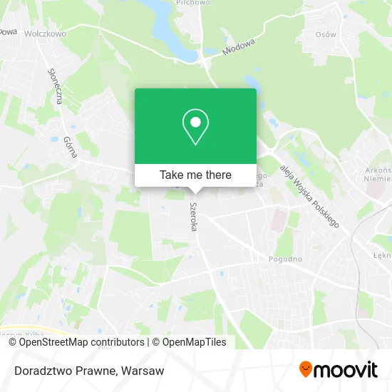Doradztwo Prawne map