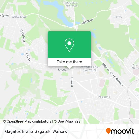 Gagatex Elwira Gagatek map