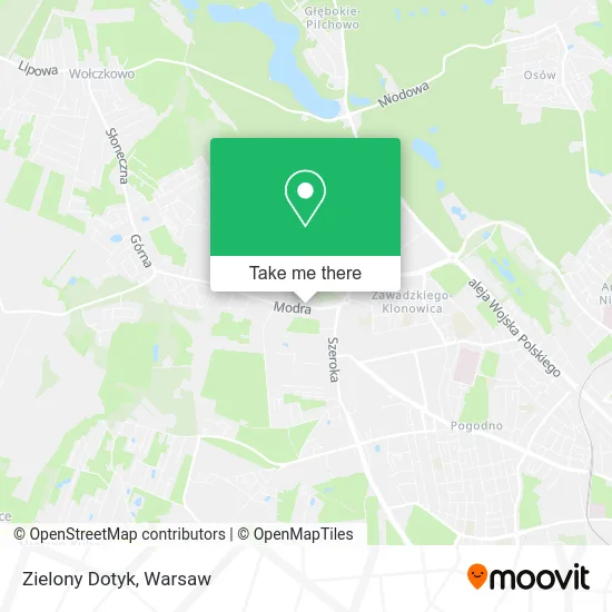 Карта Zielony Dotyk