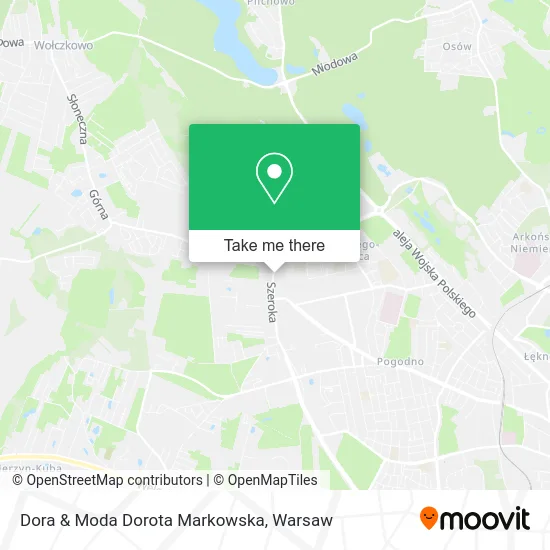 Dora & Moda Dorota Markowska map