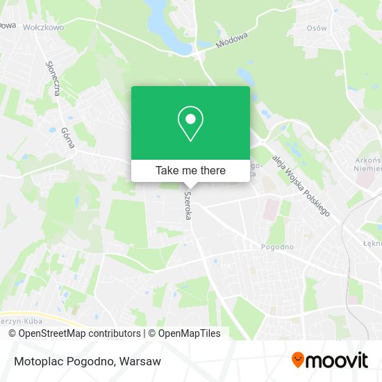 Motoplac Pogodno map