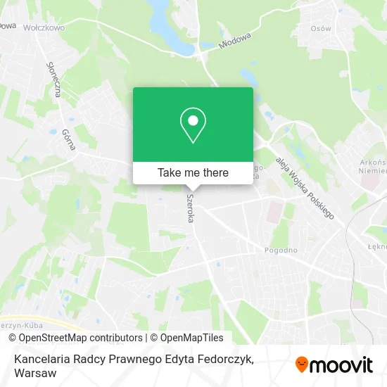 Kancelaria Radcy Prawnego Edyta Fedorczyk map