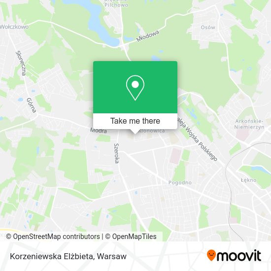 Korzeniewska Elżbieta map