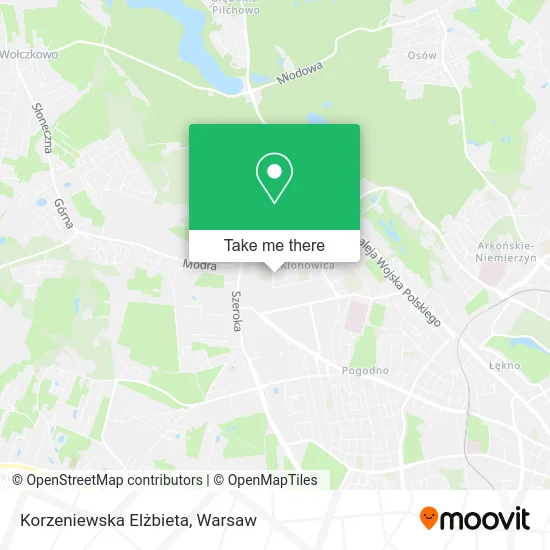 Korzeniewska Elżbieta map