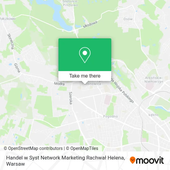 Карта Handel w Syst Network Marketing Rachwał Helena
