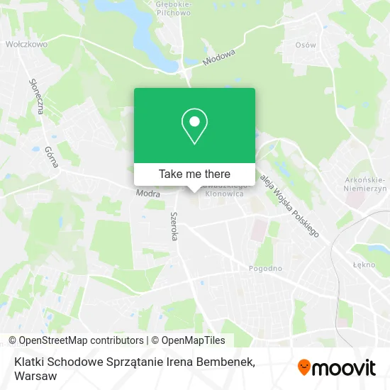 Klatki Schodowe Sprzątanie Irena Bembenek map