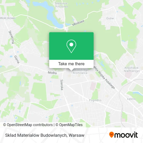 Карта Skład Materiałów Budowlanych