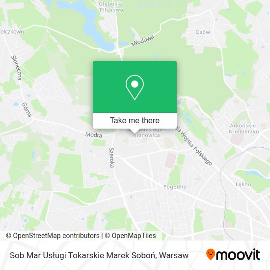 Sob Mar Usługi Tokarskie Marek Soboń map