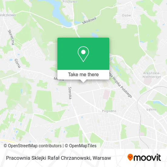 Карта Pracownia Sklejki Rafał Chrzanowski