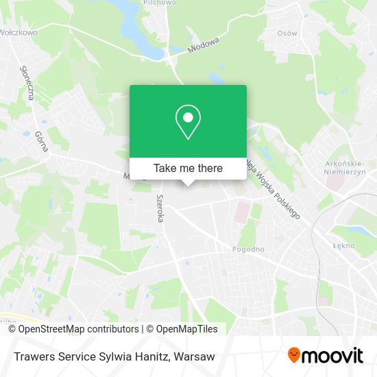 Trawers Service Sylwia Hanitz map