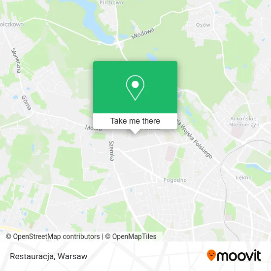 Restauracja map