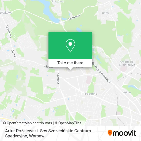 Artur Pożelewski -Scs Szczecińskie Centrum Spedycyjne map