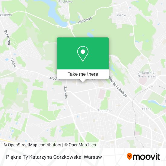 Piękna Ty Katarzyna Gorzkowska map