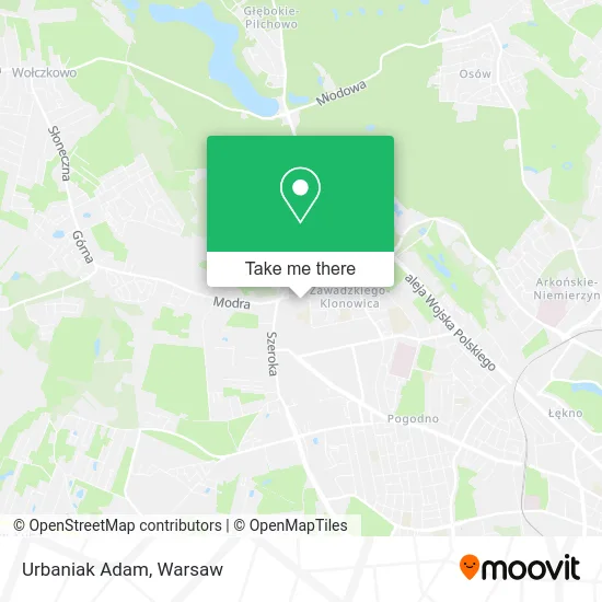Карта Urbaniak Adam