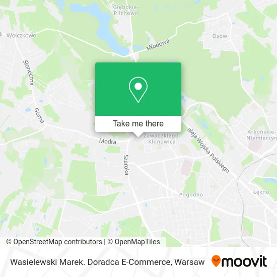 Карта Wasielewski Marek. Doradca E-Commerce