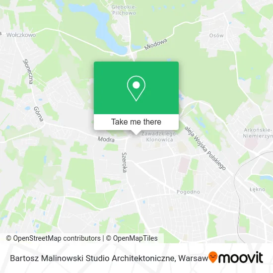 Bartosz Malinowski Studio Architektoniczne map