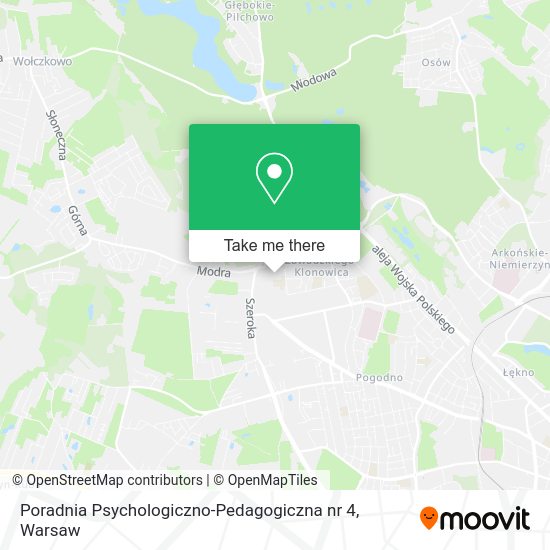 Poradnia Psychologiczno-Pedagogiczna nr 4 map