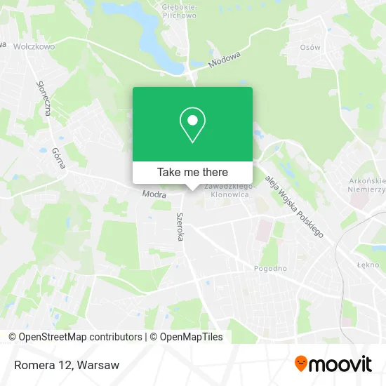 Romera 12 map