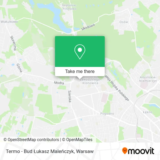 Termo - Bud Łukasz Maleńczyk map