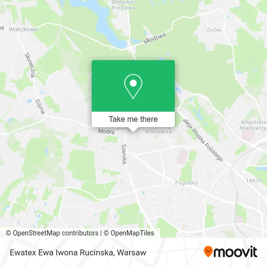 Ewatex Ewa Iwona Rucinska map