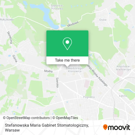 Stefanowska Maria Gabinet Stomatologiczny map