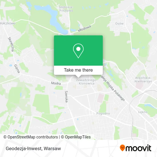 Geodezja-Inwest map